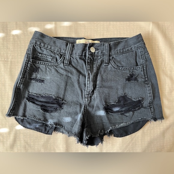 Hollister high rise denim shorts  size 27 - Picture 1 of 2